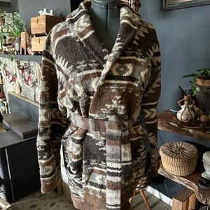 Ralph Lauren Hand Knit Belted Sweater